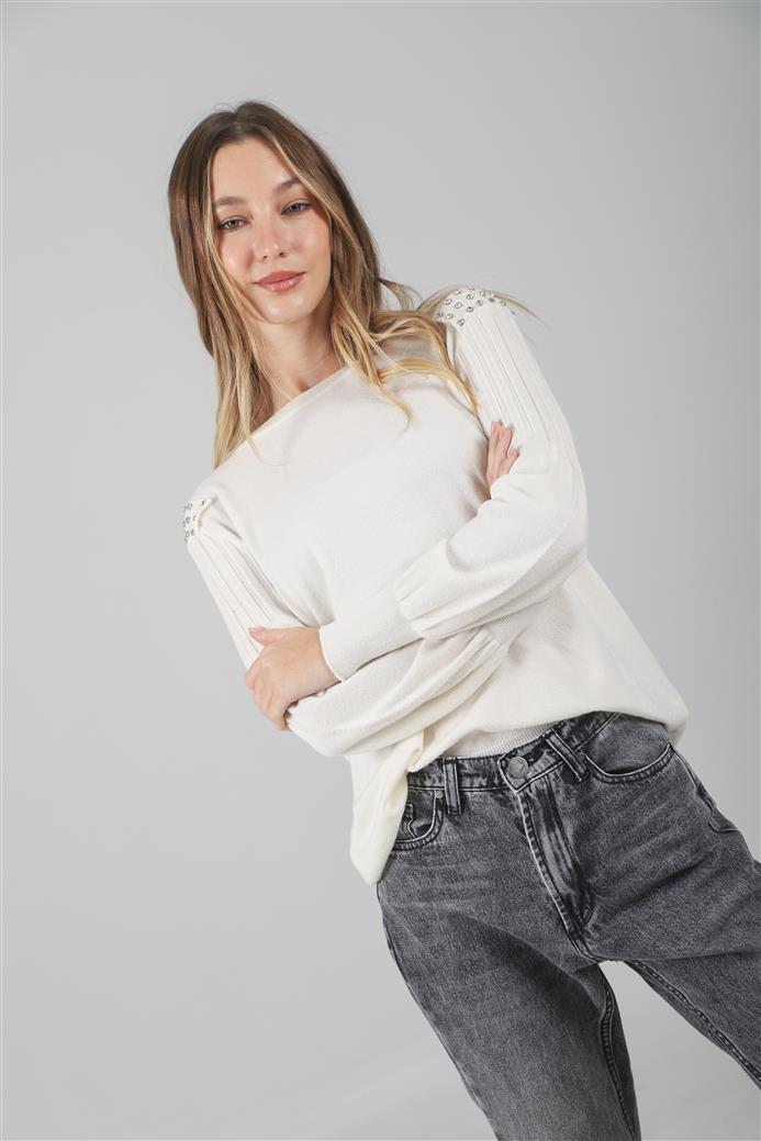 Sweater Vinah Bremer con Piedras